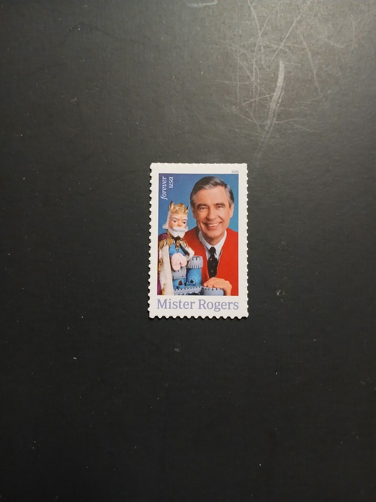 US SC# 6097 Mister Rogers reissue single from 2026.. MNH (2026 date)