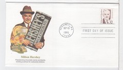 TurtlesTradingPost- Milton S. Hershey- 1995 #2933 FDC- Fleetwood Cachet