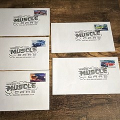 Muscle Cars First Day Cover Forever Stamp United States 2011-Present