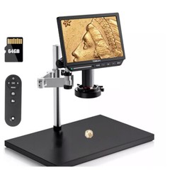 TOMLOV Digital Microscope Coin Microscope Magnifier Soldering Microscope USed