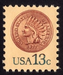 Scott #1734 Indian Head Penny Single Stamp – MNH