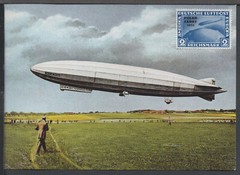 ✔️ GERMANY Reich Graf Zeppelin POLAR FAHRT 1931 2RM POSTCARD QUALITY REPRO
