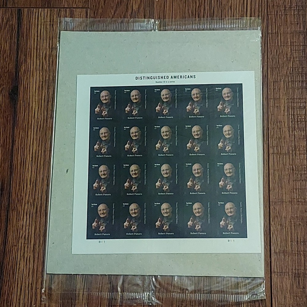 2017 Forever Two Ounce Robert Panara Full Sheet Of 20 Stamps Mint Sealed