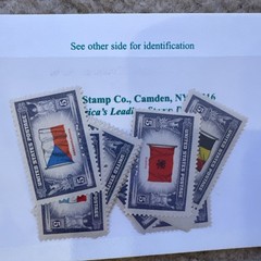1943-44 Overrun Countries 46-47, 56 Commemoratives & 1980s Letter Writing