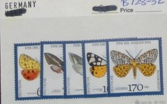 Germany 1992 ‘Für Die Jugend’ Butterfly 170+80 Semi-Postal Stamp MNH Multi-Color