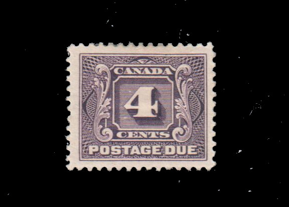 Canada Scott J3 Mint Hinged VF SCV $70.00 Very Fine Mint Hinged