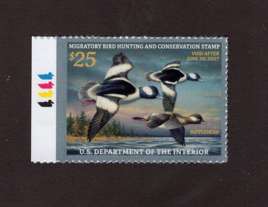 RW93 – Federal Duck Stamp. Left Color Bar Single. #02 RW93LCB