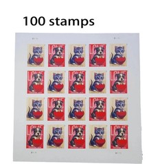 2023 USPS SHEET OF 100 FIRST CLASS LETTER STAMPS LOVE 78¢