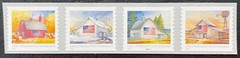 2022 Scott #5684-87, Presort – FLAGS ON BARNS – Mint NH – Strip of 4 Coils