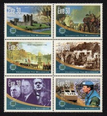 IRELAND, SCOTT # 1217-1222, MNH SET 6 BLOCKS – HISTORICAL EVENTS, MILLENIUM 2000