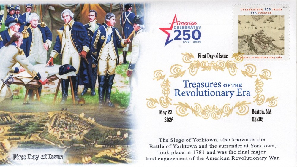 26-183, 2026, Treasures of the Revolutionary Era, First Day Cover, Digital Color