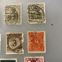 22 (USED/few MLH) Vintage Deutsches Reich/Germany Stamps; 1933- 1945; $1 Ships.