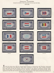 US 1943-1944 Overrun Countries Flags of WWII 909-921 Poland to Korea OG MNH*
