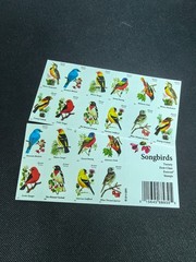 2014 USPS SONGBIRDS Forever Stamps # 4891b MNH- 5 SHEETS/ 100 PCS IN TOTAL