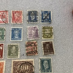 26 USED/HR mixed Deutsches Reich/Germany/Bayern Stamps; 1933- 1945; $1 Ships.