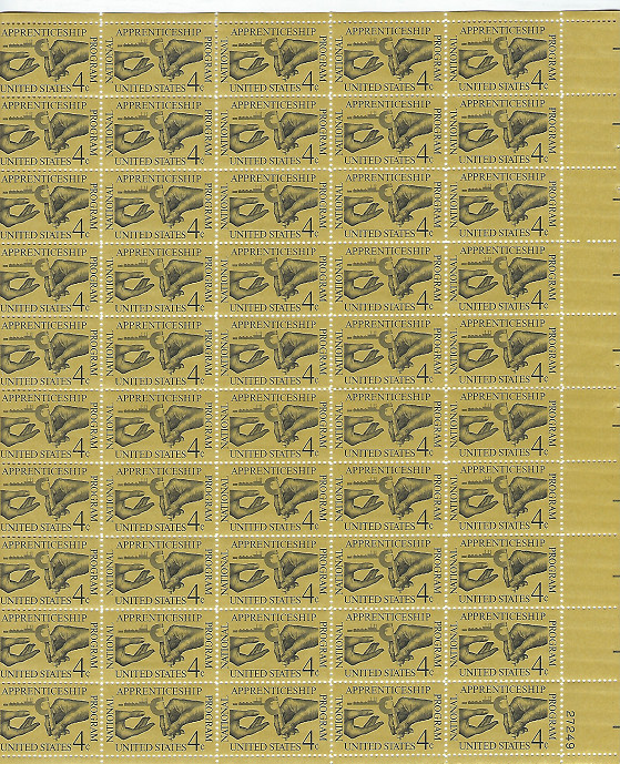 Scott #1201…4 Cent…Apprenticeship… Sheet of 50