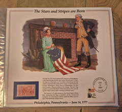 Mint- 16 United States Postal Service Historical Events cards 1983-84 w/stamps