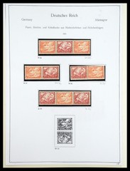 GERMANY REICH 1933-1945 MNH MH Used Combinations in 2 Albums Stamp Collection