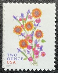 2022 Scott #5682 – (78¢) 2 Ounce – SUNFLOWER BOUQUET – Single Mint NH