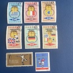 SOCCER WORLD CUP 1966 International 8 Stamps, XF/S, See Photos