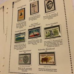 U.S.-(-1967-)-HISTORICAL EVENTS-lot Of 13 Stamps-ON ALBUM PAGE-MINT#30
