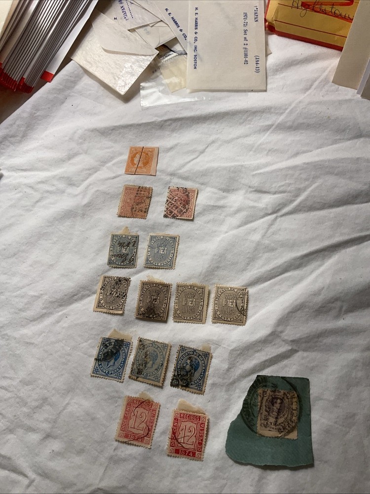 Spain-(-1870-1899-}-Historical Events-LOT of 15-USED-#509