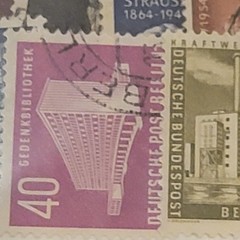 Germany Postage Stamps Berlin Mixed Denominations Used Multi-Color Lot