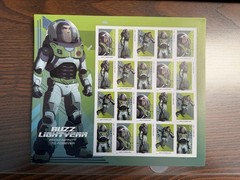 Buzz Lightyear Forever Stamps – Full Pane of 20 MNH 2022 Disney Pixar