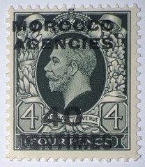 Travelstamps: 1937 Great Britain Stamps, #76 Mint NH Offices Morocco OP MOGNH