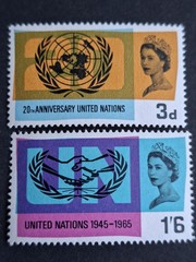 GREAT BRITAN 1965 – UHM- “20th ANNIV. OF UN AND INTERNATIONAL COOPORATION YEAR”