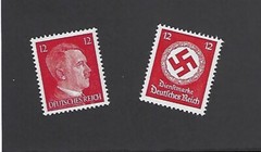 Mint Adolf Hitler & WWII Germany MNH postage stamp set 1940s Third Reich era