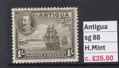 Antigua GV 1932 1s. olive-green sg 88 H.Mint