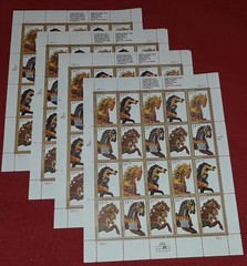 New Three 29¢ Booklets of GREETINGS Sc # 2799-2802 US Christmas Postage Stamps