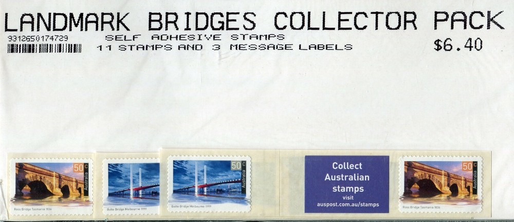 2004 Australian Landmark Bridges – Peel & Stick Collectors Pack