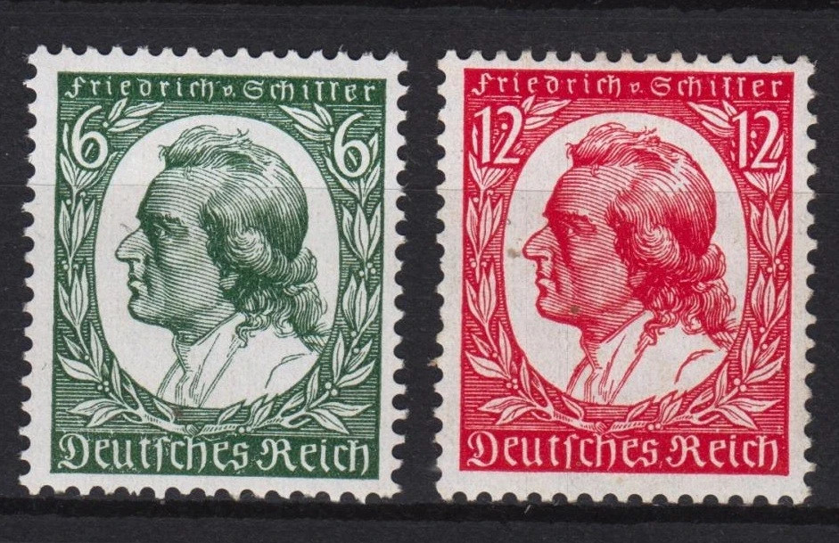 1934 GERMANY NAZI REICH Mi.# 554/555 COMPLETE SET MINT NEVER HINGED MNH **