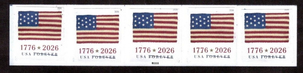 #6109 2026 Flag PNC5 – BCA – MNH (After June 9)