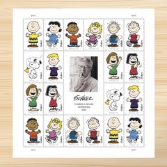 2022 USPS Charles M. Schulz Peanuts 100 Count MNH Self-Adhesive Sheet