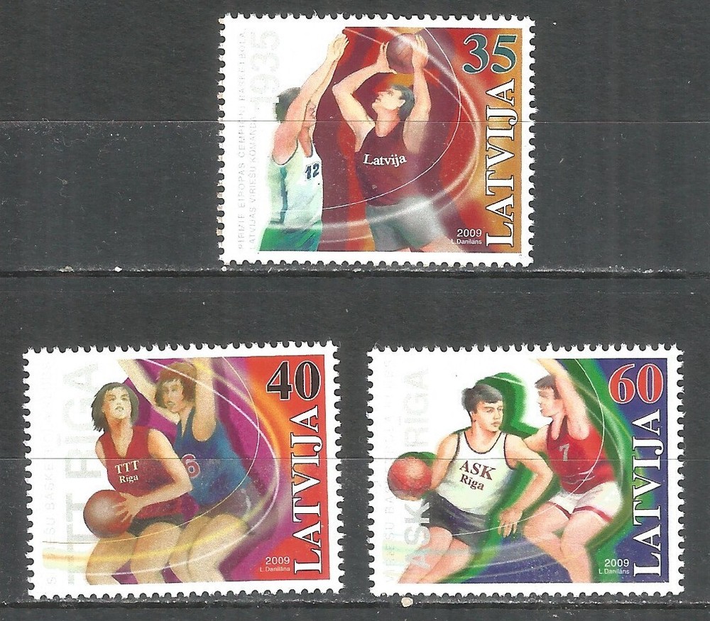 Latvia 2009 mint stamps MNH (**) sport