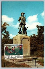 #1563 Battle of Lexington & Concord 2 FDC Maxi Cards