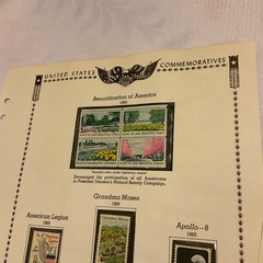 U.S.-(-1968-1969-)-HISTORICAL EVENTS-lot Of 14-Stamps-ON ALBUM PAGE-MINT#30