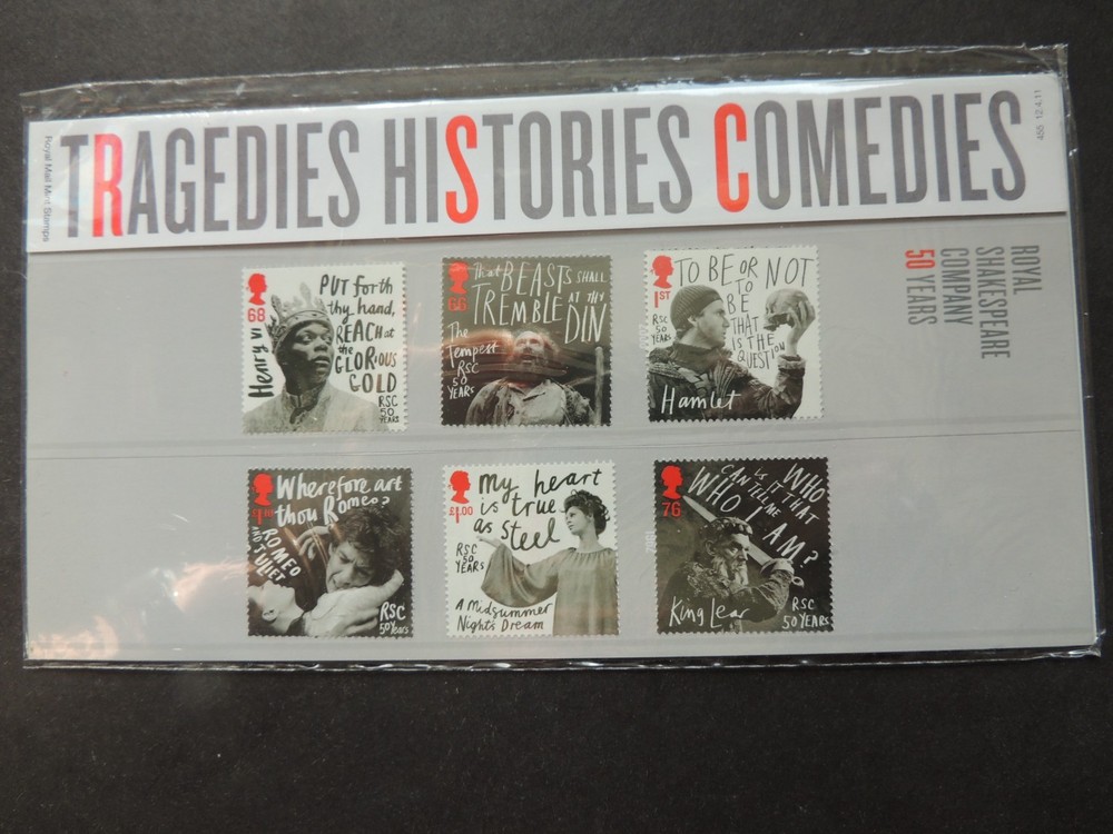2011 Presentation Pack Royal Shakespeare Co. No.455