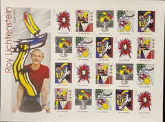 2023 Roy Lichtenstein Stamp Sheet – Forever – MNH