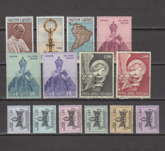 VATICAN 1968 COMPLETE YEAR SET MINT NEVER HINGED MNH (SEE PICTURE)