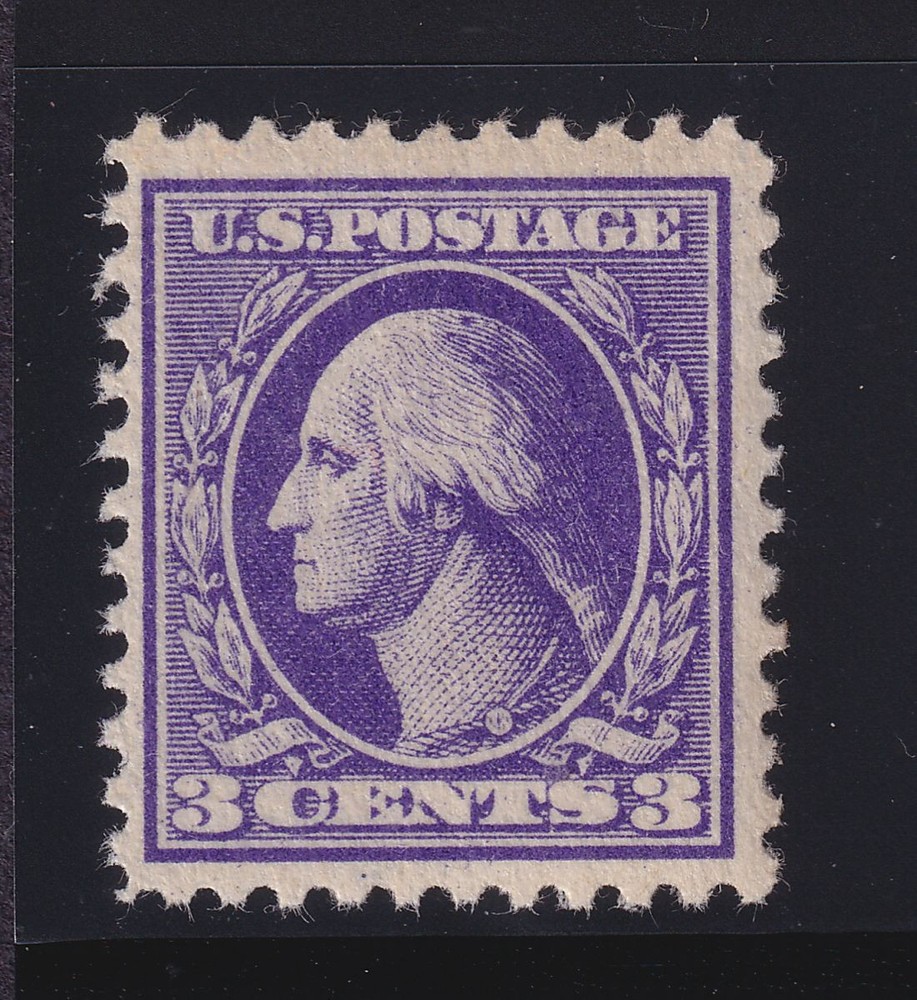 1918 Washington 3c purple offset Type IV Sc 530 MNH with full original gum (PA