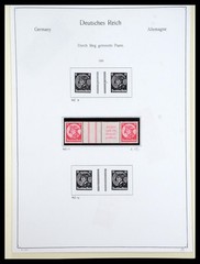 GERMANY REICH 1933-1945 MNH MH Used Combinations in 2 Albums Stamp Collection