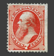 #138A Vermilion. Mint Original Gum. Strong “I” Grill. Rare, Scott $6,500.