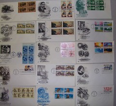 LOT OF 100 FIRST DAY COVERS! – ASSORTED ARTCRAFT FDC’s – NOW REFRESHED NEW FDC’s