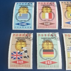 SOCCER WORLD CUP 1966 International 8 Stamps, XF/S, See Photos