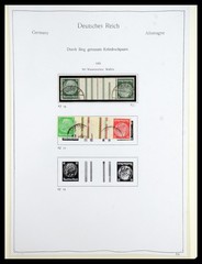 GERMANY REICH 1933-1945 MNH MH Used Combinations in 2 Albums Stamp Collection