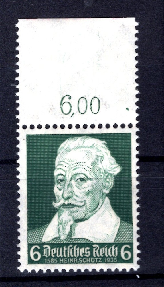DR-3.Reich 573 OR Oberrand MNH Mint Stamp Germany 1933-1945